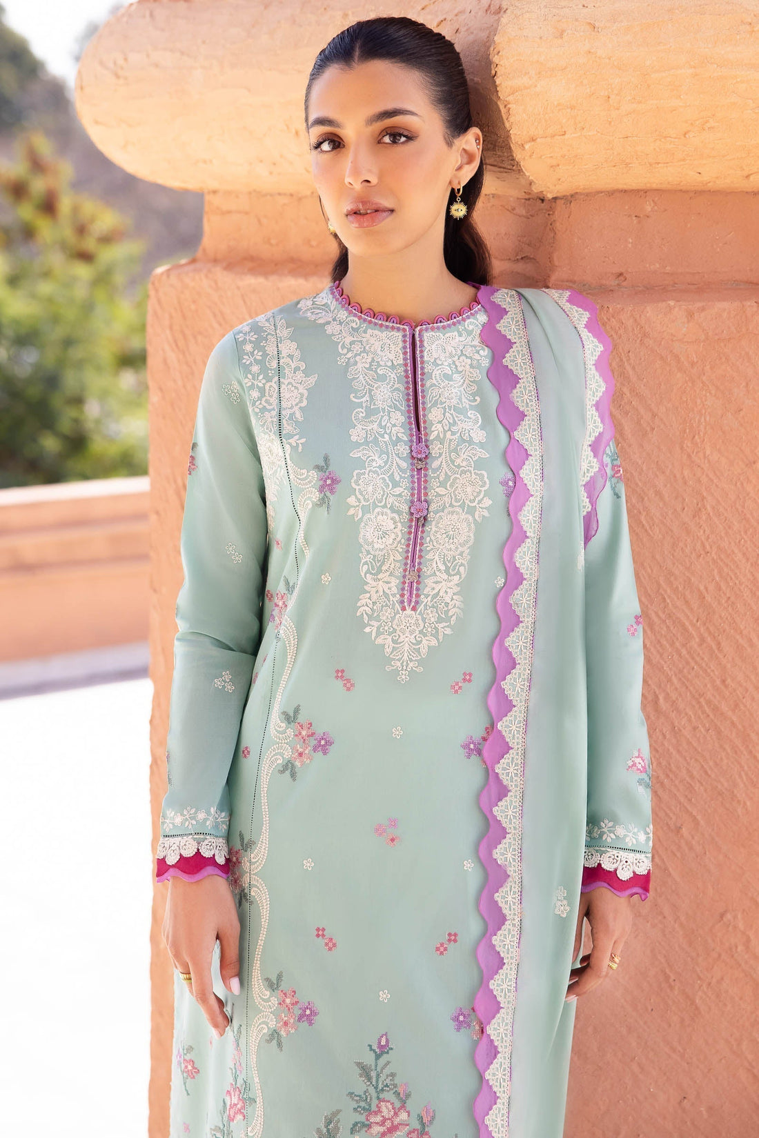 Zaha | Lawn 24 | LARMINA (ZL24-02 A) - by - Libasekhas UK - Registered Vendor of : Zaha - 100% Original Designer Dresss