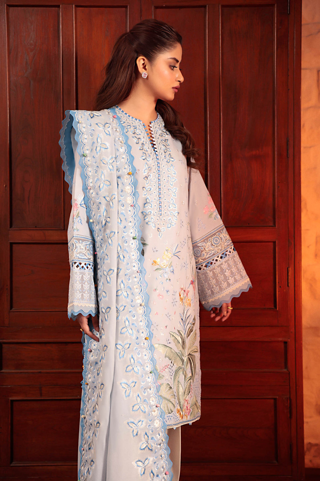 Zaha | Lawn 24 | ELA (ZL24-01 B) - by - Libasekhas UK - Registered Vendor of : Zaha - 100% Original Designer Dresss