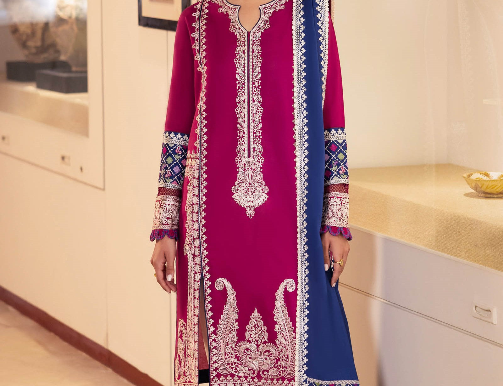 Zaha | Lawn 24 | FERYA (ZL24-06 B) - by - Libasekhas UK - Registered Vendor of : Zaha - 100% Original Designer Dresss