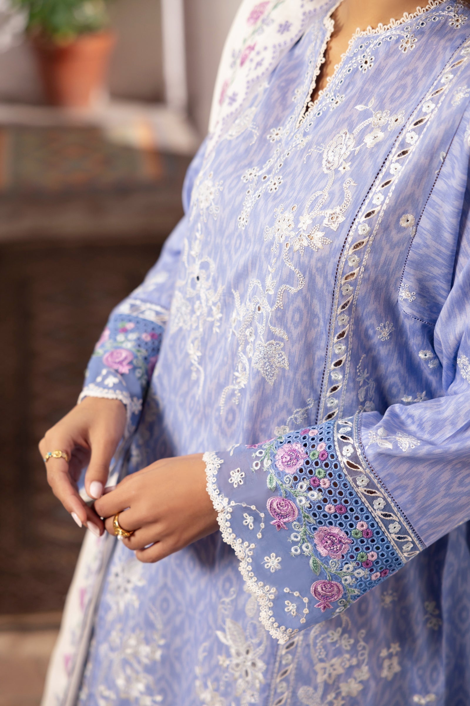 Zaha | Lawn 24 | NARINA (ZL24-15 B) - by - Libasekhas UK - Registered Vendor of : Zaha - 100% Original Designer Dresss