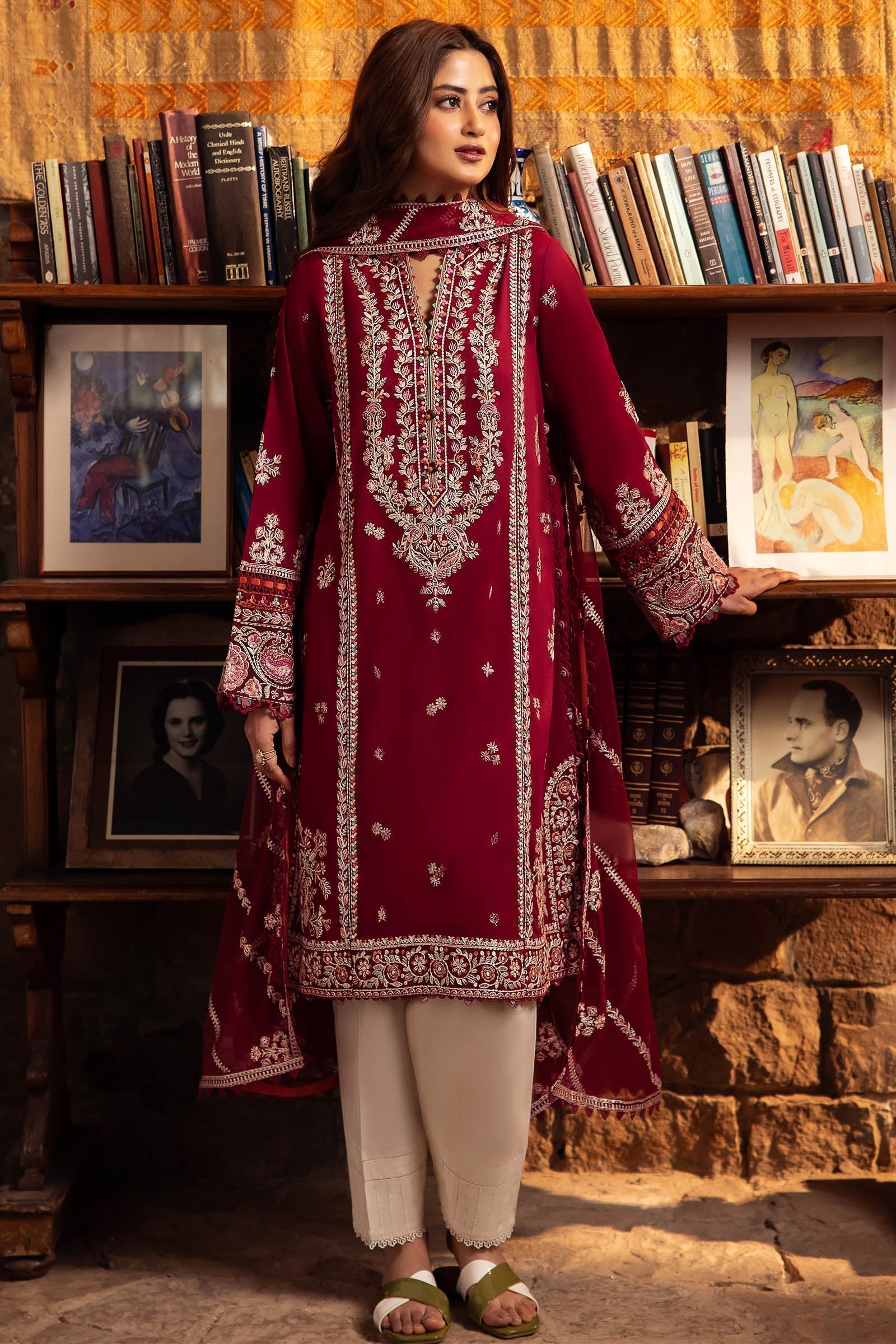 Zaha | Lawn 24 | ZENEL (ZL24-07 B) - by - Libasekhas UK - Registered Vendor of : Zaha - 100% Original Designer Dresss