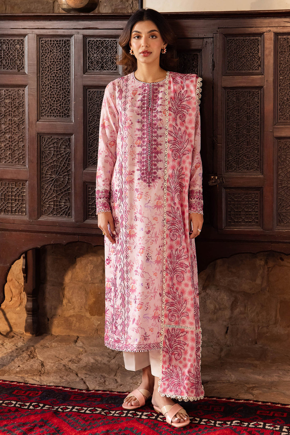 Zaha | Lawn 24 | SENA (ZL24-10 B) - by - Libasekhas UK - Registered Vendor of : Zaha - 100% Original Designer Dresss