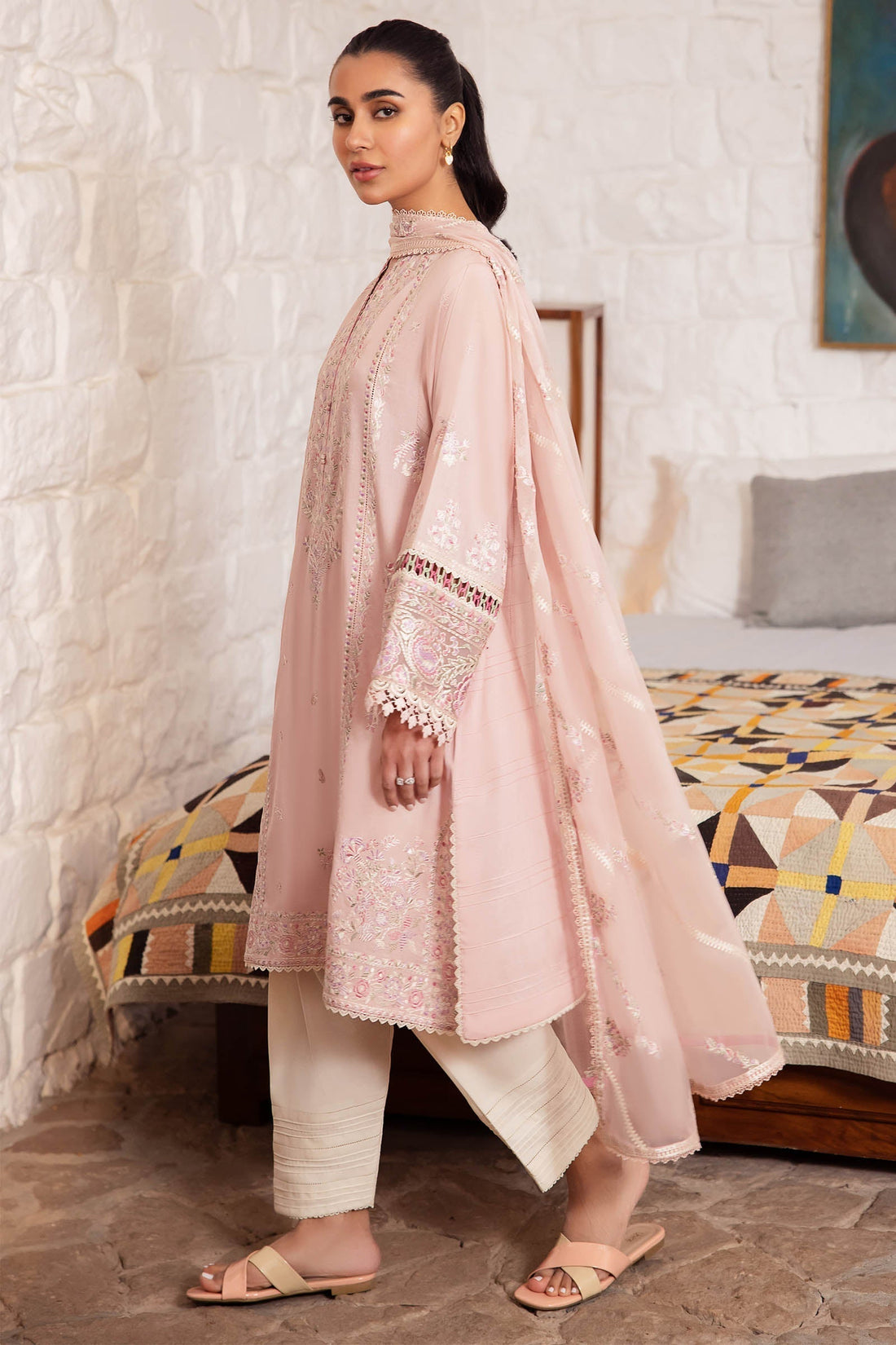 Zaha | Lawn 24 | ZENEL (ZL24-07 A) - by - Libasekhas UK - Registered Vendor of : Zaha - 100% Original Designer Dresss