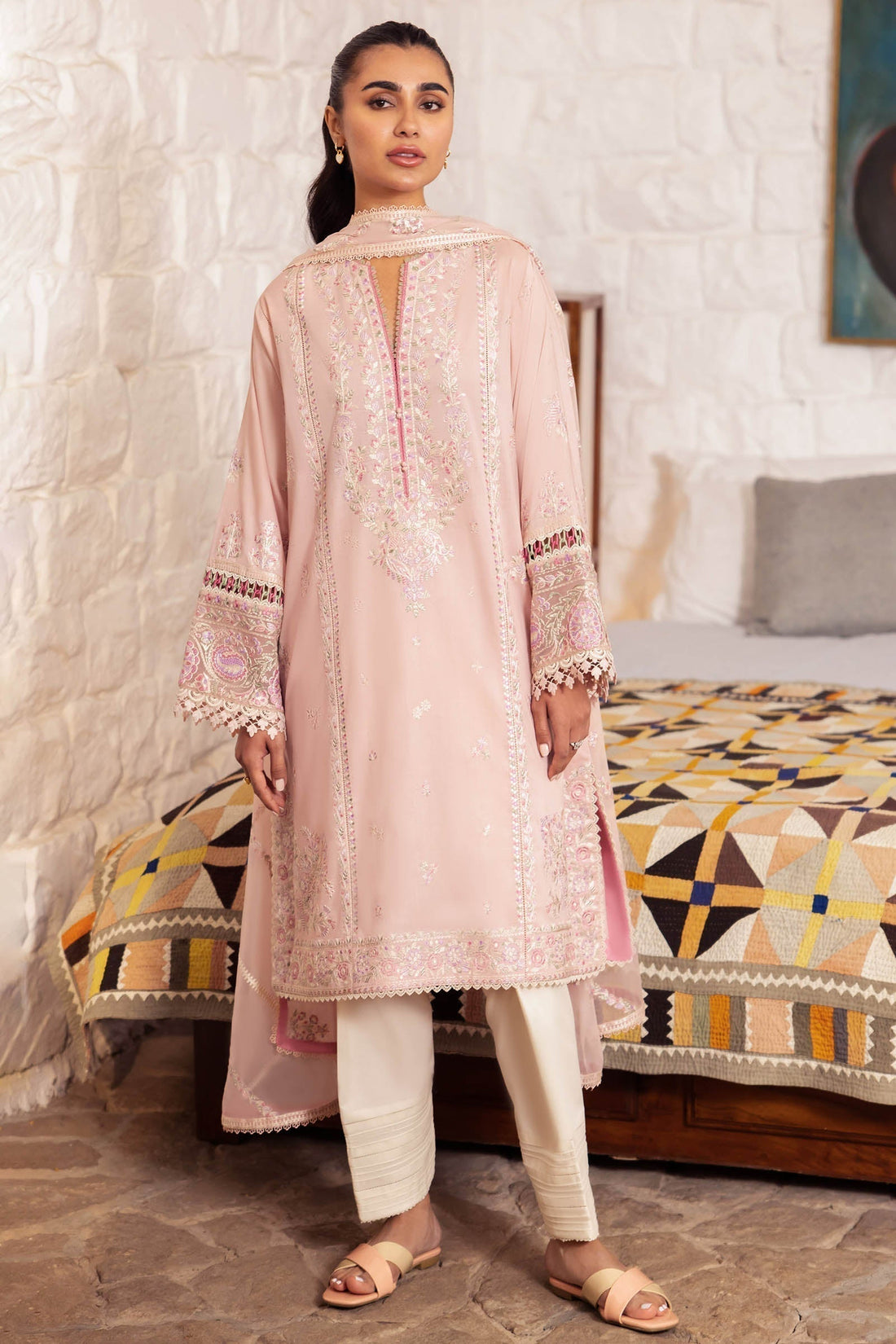 Zaha | Lawn 24 | ZENEL (ZL24-07 A) - by - Libasekhas UK - Registered Vendor of : Zaha - 100% Original Designer Dresss