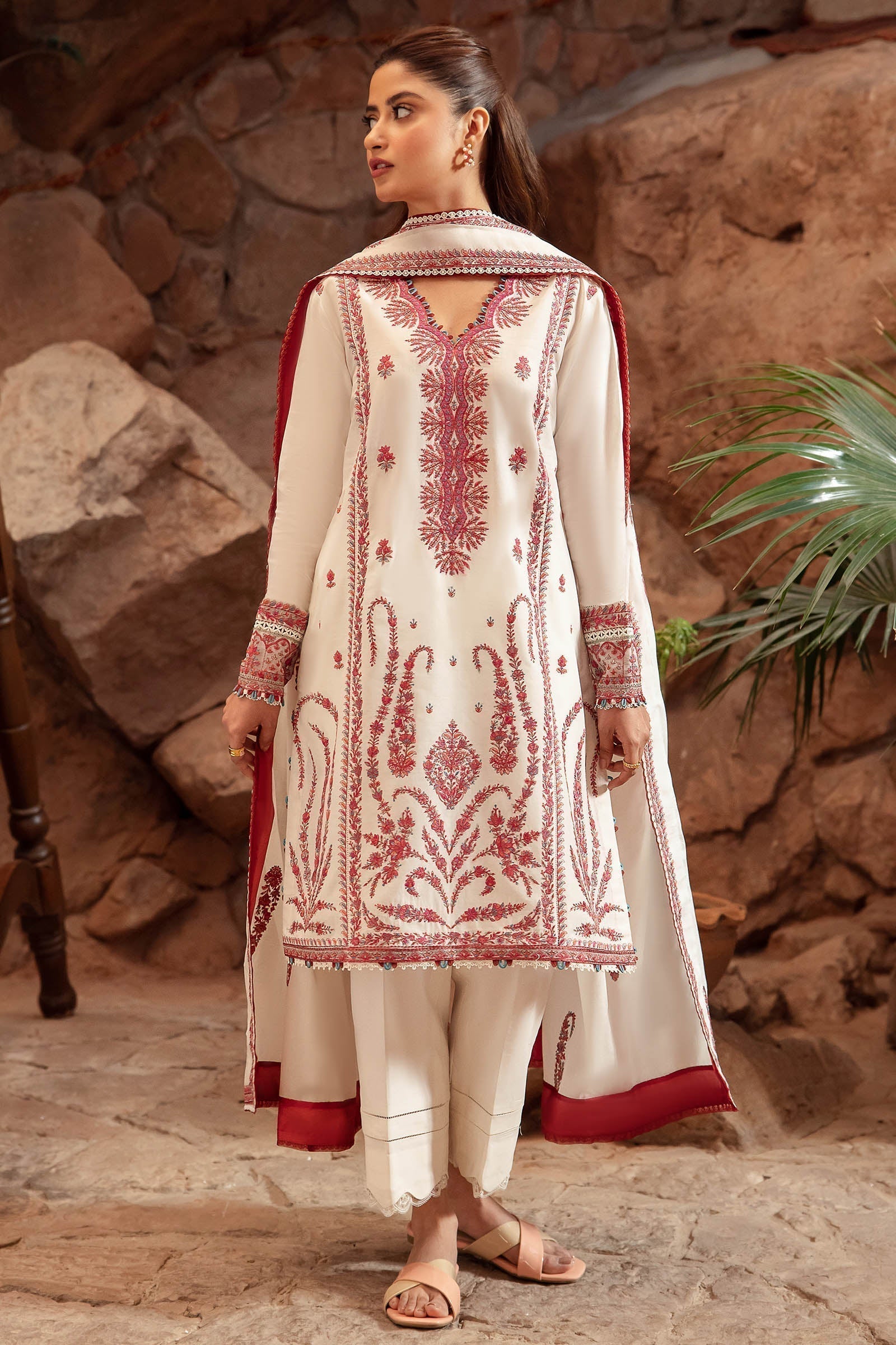 Zaha | Lawn 24 | ELANIA (ZL24-09 A) - by - Libasekhas UK - Registered Vendor of : Zaha - 100% Original Designer Dresss