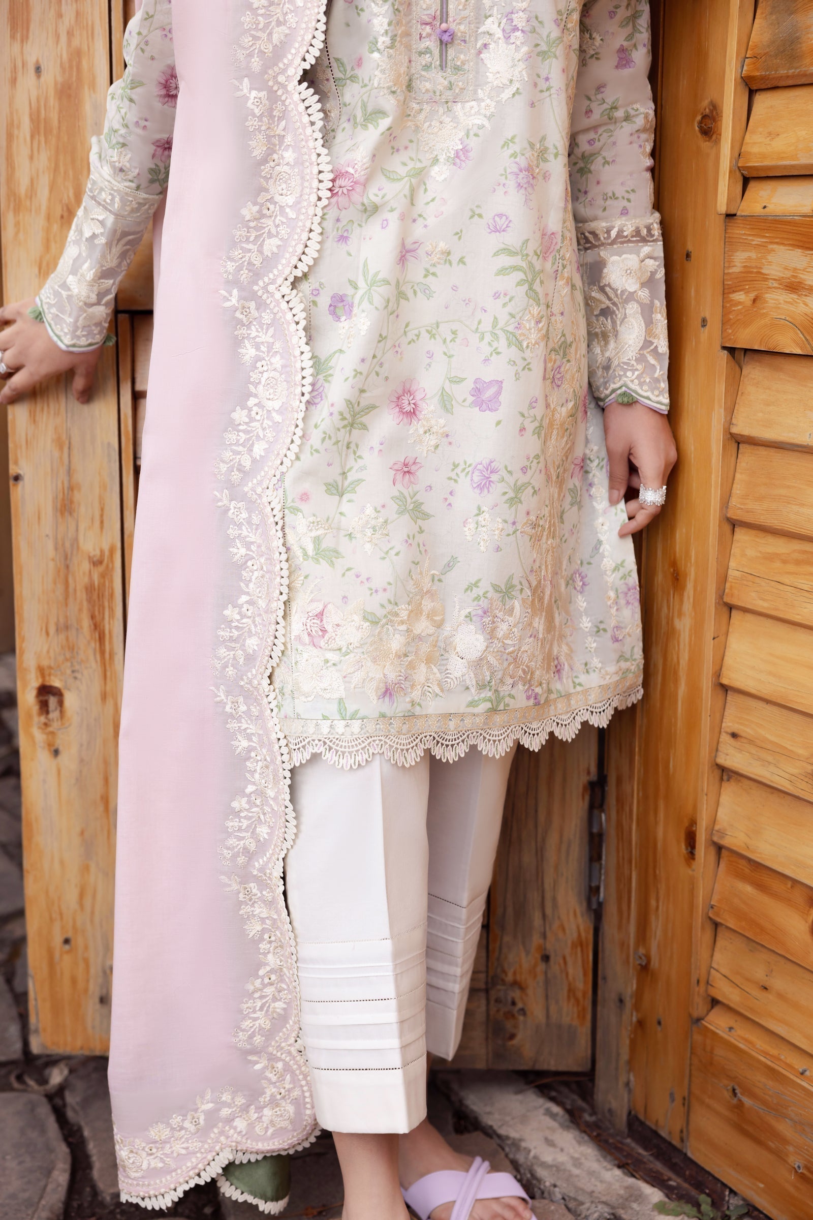 Zaha | Lawn 24 | LEYLA (ZL24-12 B) - by - Libasekhas UK - Registered Vendor of : Zaha - 100% Original Designer Dresss