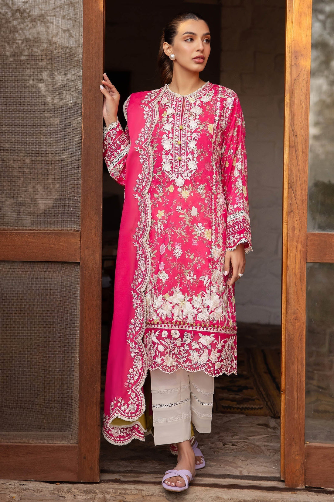 Zaha | Lawn 24 | LEYLA (ZL24-12 A) - by - Libasekhas UK - Registered Vendor of : Zaha - 100% Original Designer Dresss
