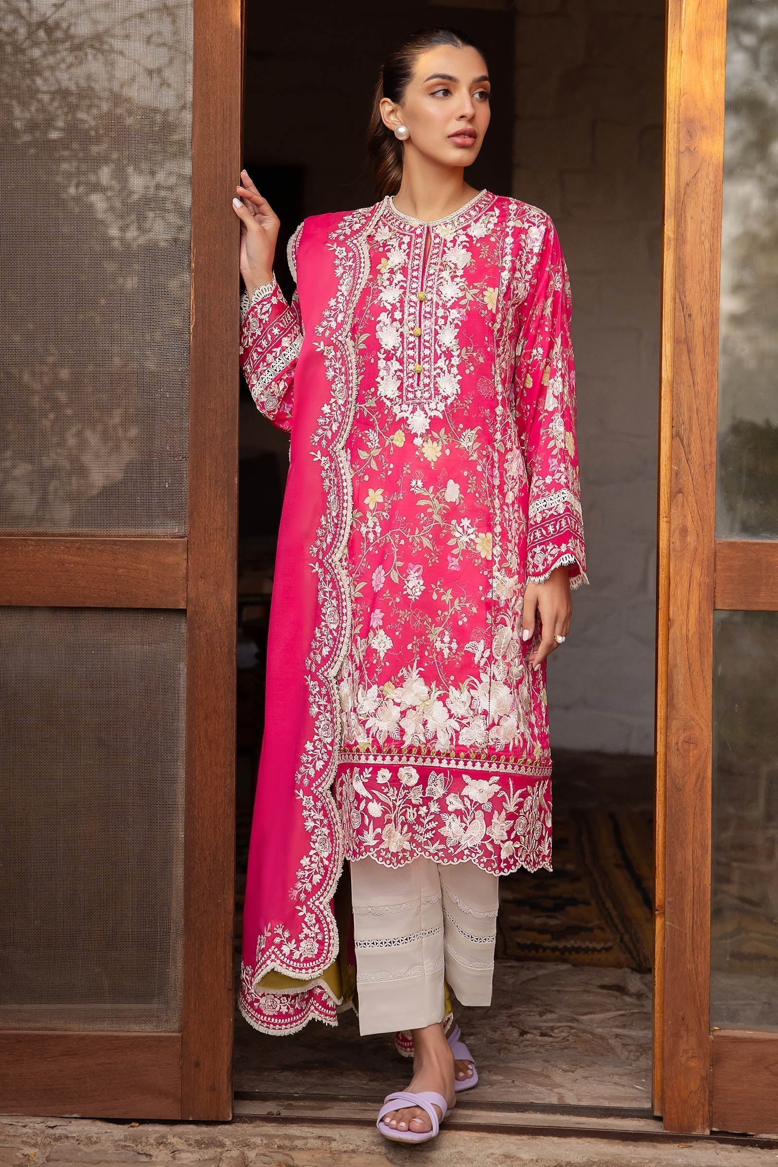 Zaha | Lawn 24 | LEYLA (ZL24-12 A) - by - Libasekhas UK - Registered Vendor of : Zaha - 100% Original Designer Dresss