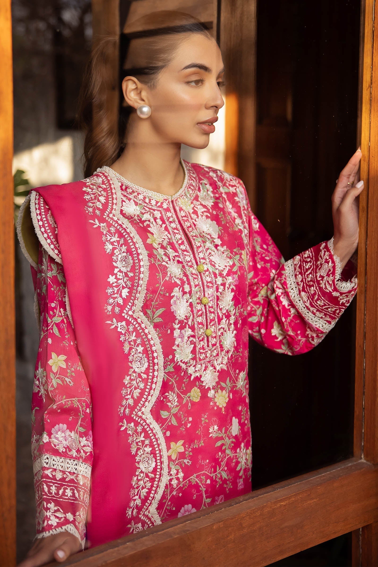 Zaha | Lawn 24 | LEYLA (ZL24-12 A) - by - Libasekhas UK - Registered Vendor of : Zaha - 100% Original Designer Dresss