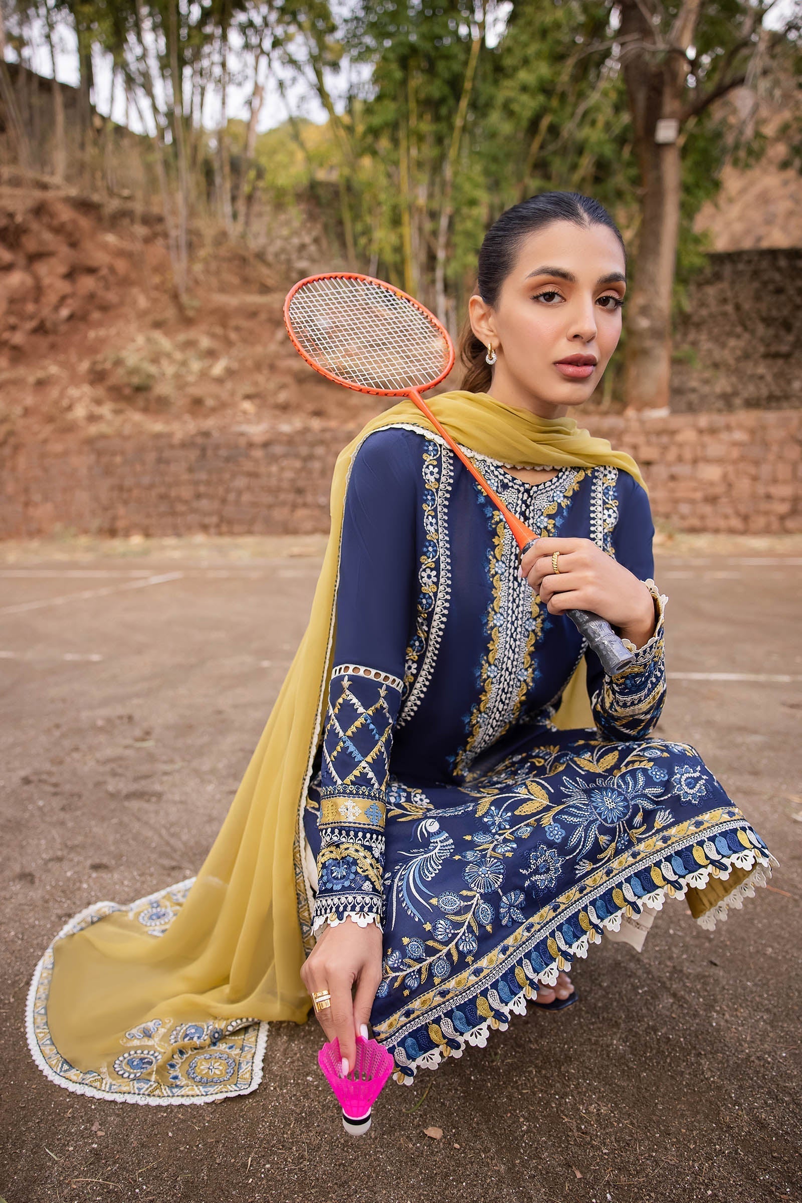 Zaha | Lawn 24 | VEJAH (ZL24-11 A) - by - Libasekhas UK - Registered Vendor of : Zaha - 100% Original Designer Dresss