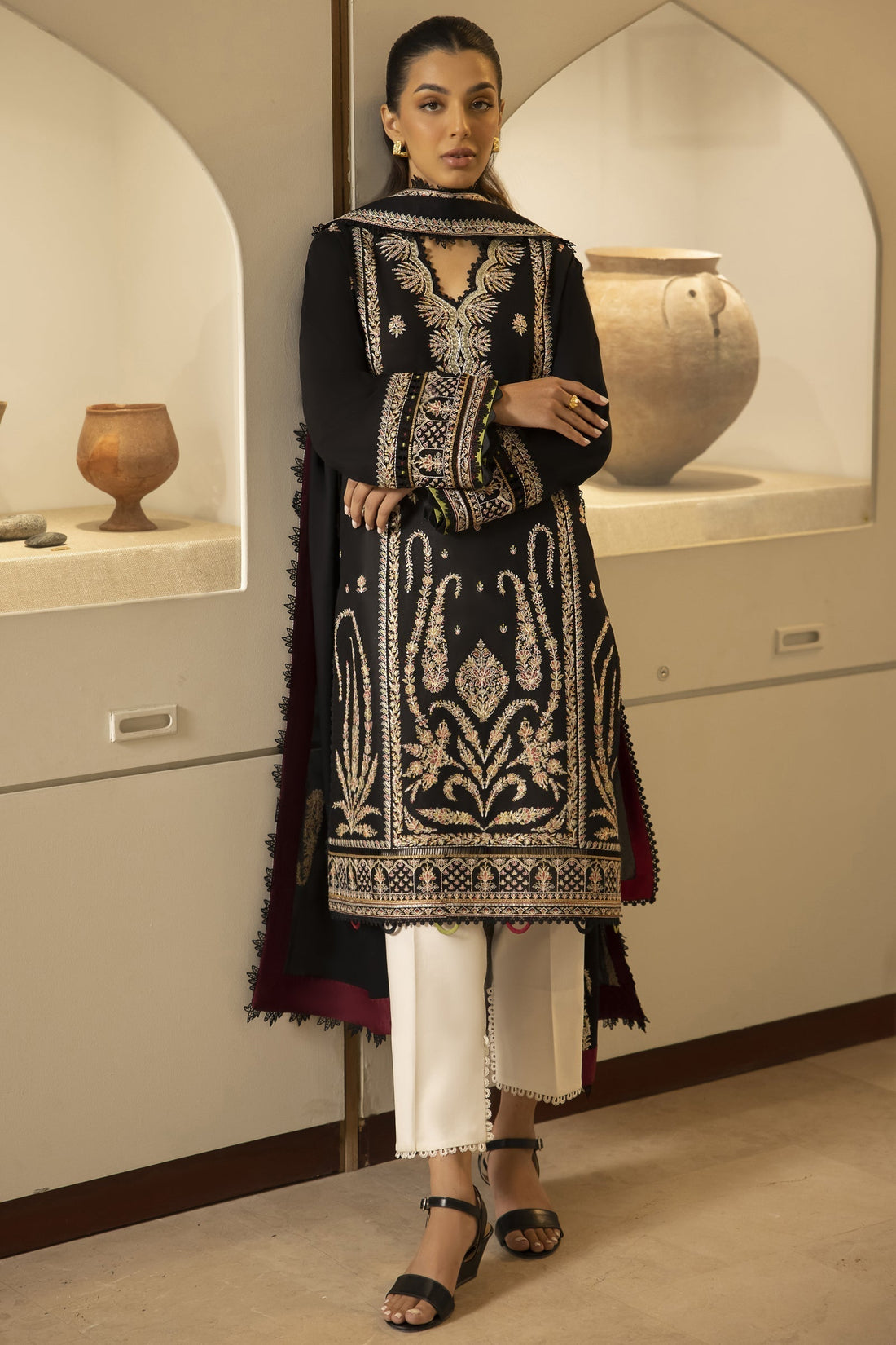 Zaha | Lawn 24 | ELANIA (ZL24-09 B) - by - Libasekhas UK - Registered Vendor of : Zaha - 100% Original Designer Dresss