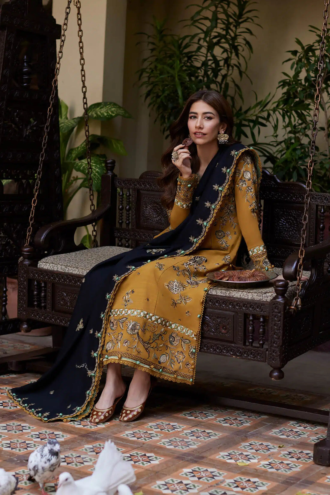 Zaha | Winter 23 | MELIHA (ZW23-11) - by - Libasekhas UK - Registered Vendor of : Zaha - 100% Original Designer Dresss