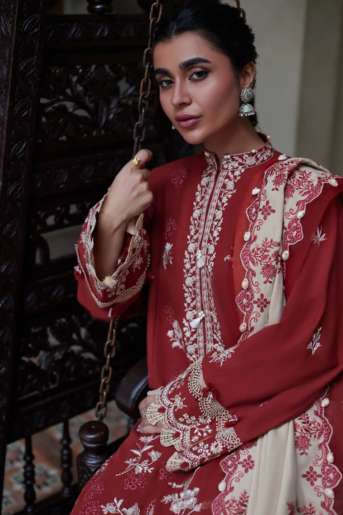 Zaha | Winter 23 | MELTEM (ZW23-05) - by - Libasekhas UK - Registered Vendor of : Zaha - 100% Original Designer Dresss
