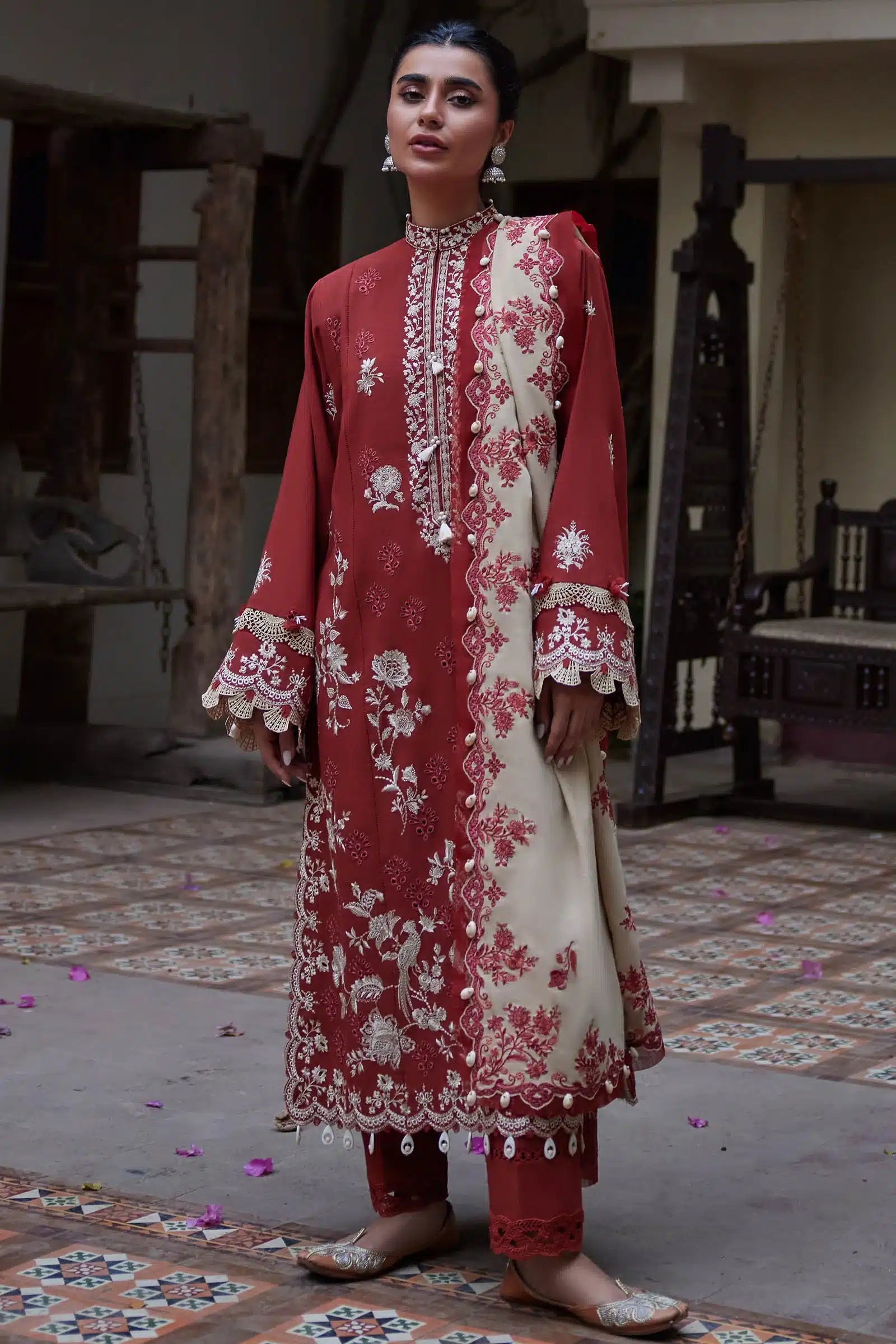 Zaha | Winter 23 | MELTEM (ZW23-05) - by - Libasekhas UK - Registered Vendor of : Zaha - 100% Original Designer Dresss
