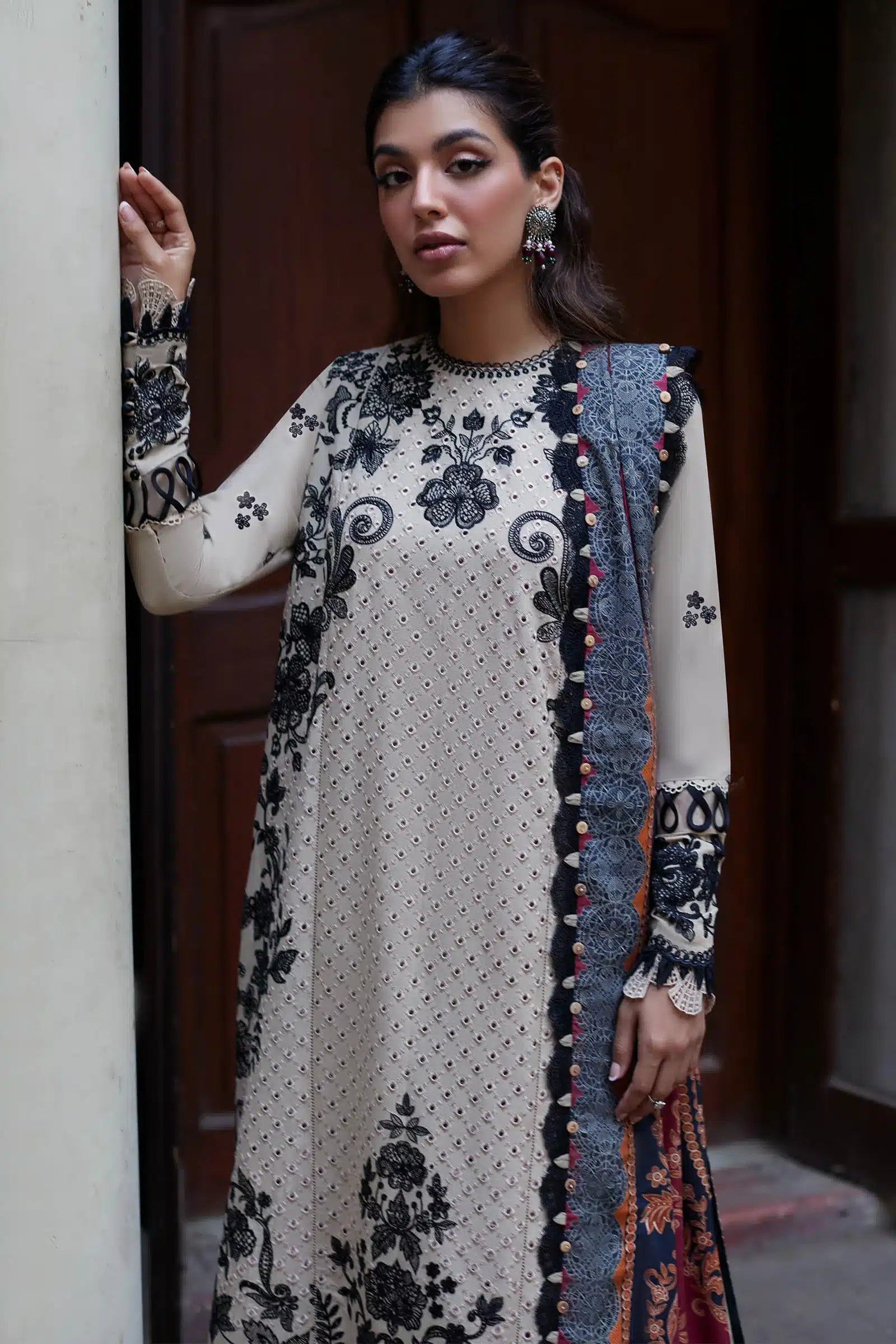 Zaha | Winter 23 | LARAH (ZW23-12) - by - Libasekhas UK - Registered Vendor of : Zaha - 100% Original Designer Dresss