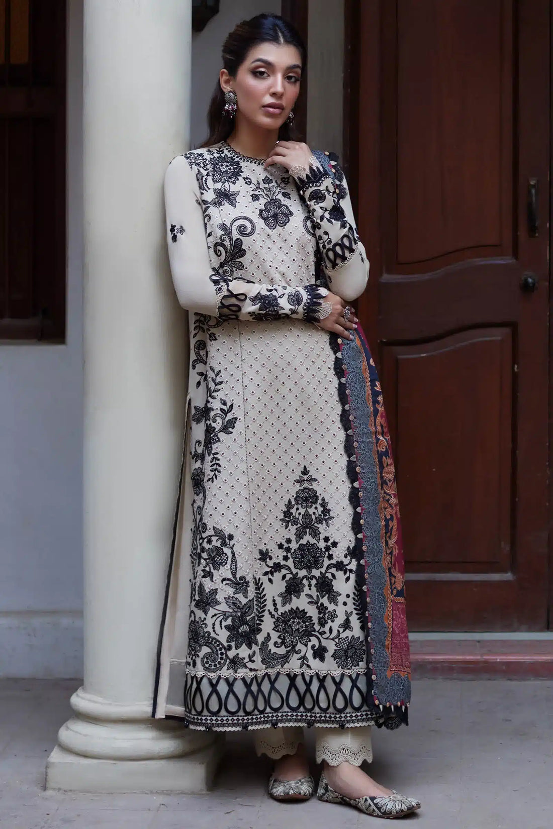 Zaha | Winter 23 | LARAH (ZW23-12) - by - Libasekhas UK - Registered Vendor of : Zaha - 100% Original Designer Dresss