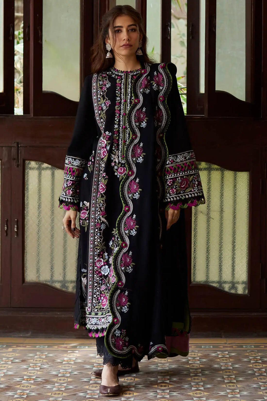 Zaha | Winter 23 | ALYA (ZW23-06) - by - Libasekhas UK - Registered Vendor of : Zaha - 100% Original Designer Dresss