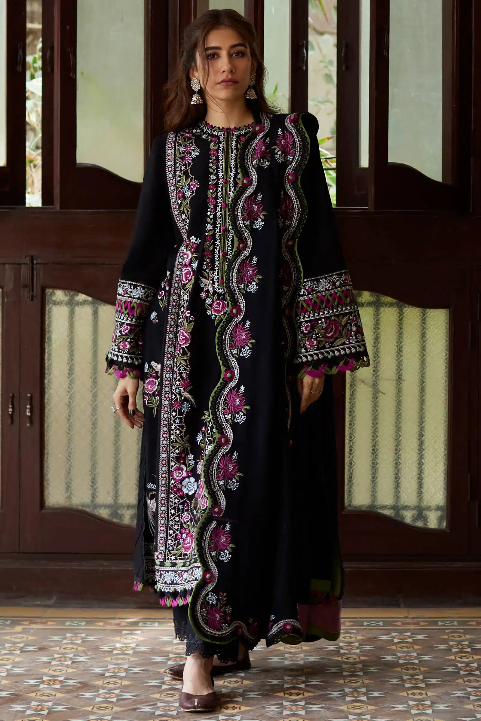 Zaha | Winter 23 | ALYA (ZW23-06) - by - Libasekhas UK - Registered Vendor of : Zaha - 100% Original Designer Dresss