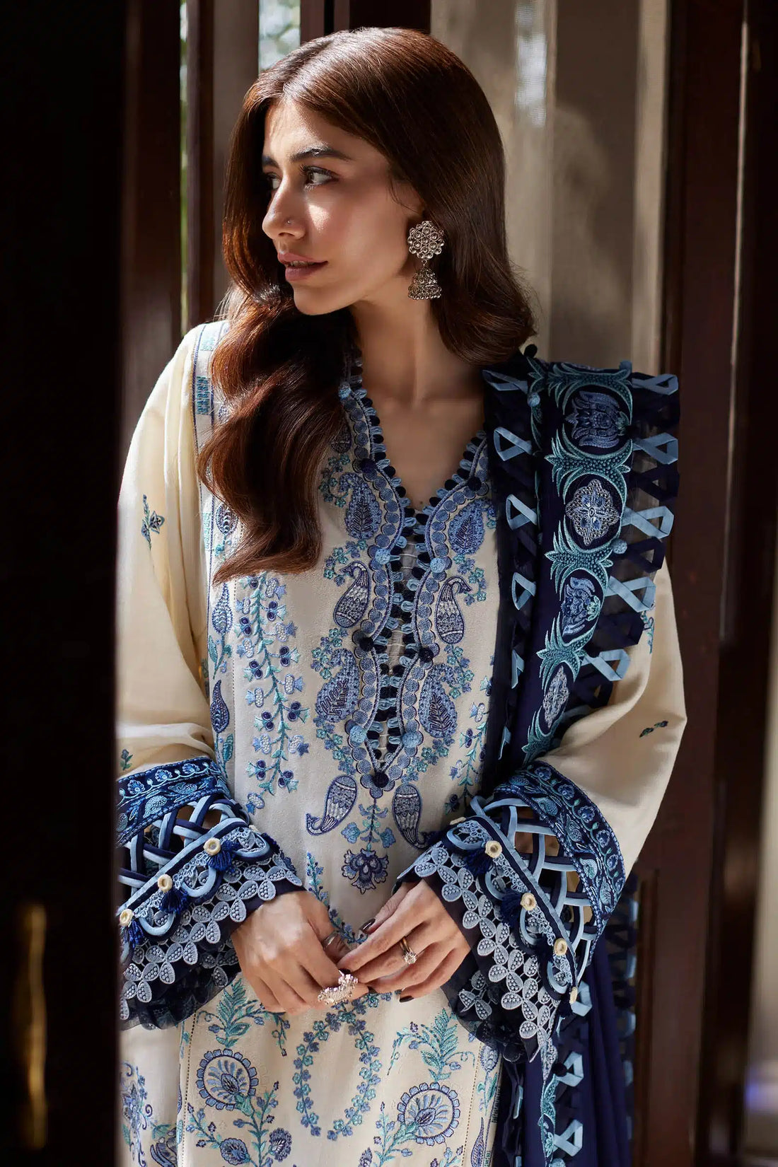 Zaha | Winter 23 | LINA (ZW23-07) - by - Libasekhas UK - Registered Vendor of : Zaha - 100% Original Designer Dresss