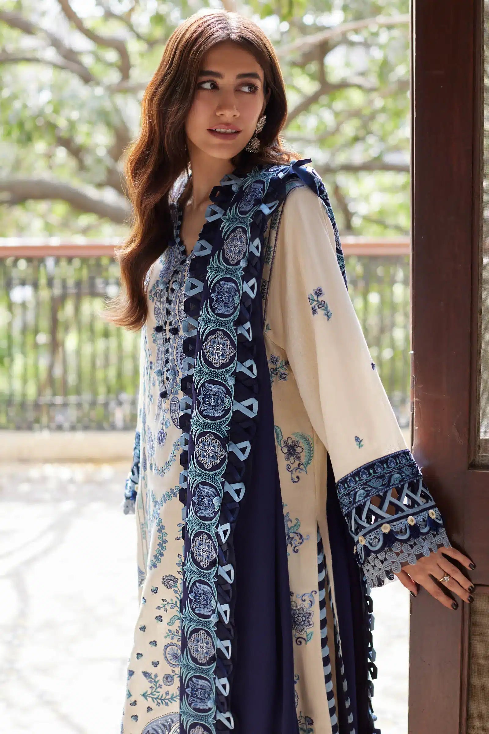 Zaha | Winter 23 | LINA (ZW23-07) - by - Libasekhas UK - Registered Vendor of : Zaha - 100% Original Designer Dresss
