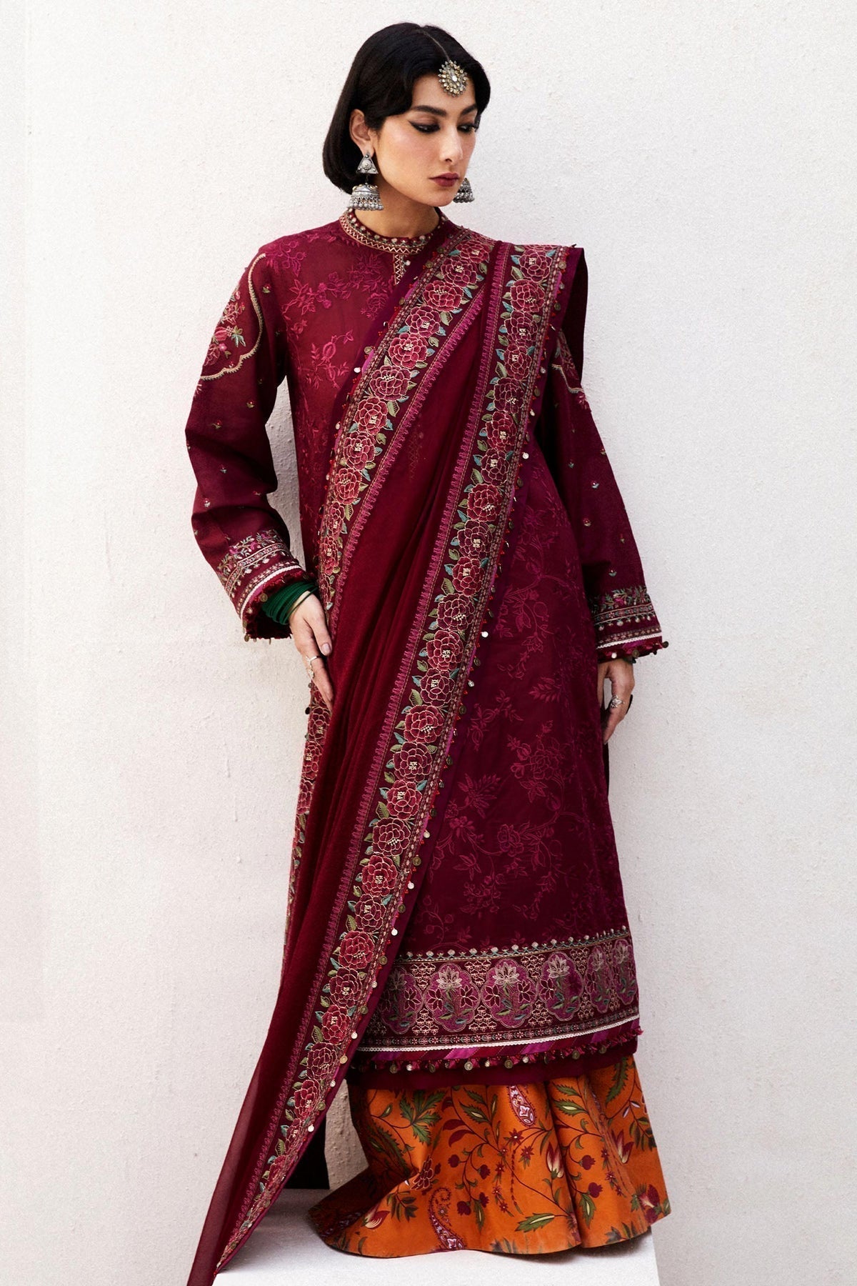 Zara Shahjahan | Luxury Lawn 24 | PARSA-9A - by - Libasekhas UK - Registered Vendor of : Zara Sahjahan - 100% Original Designer Dresss