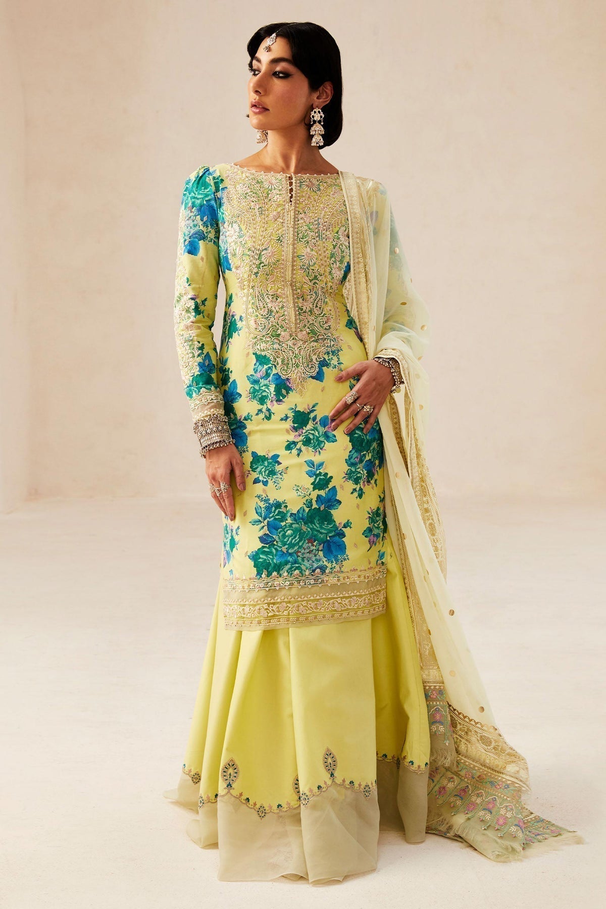 Zara Shahjahan | Luxury Lawn 24 | PHOOL KARI-13A - by - Libasekhas UK - Registered Vendor of : Zara Sahjahan - 100% Original Designer Dresss