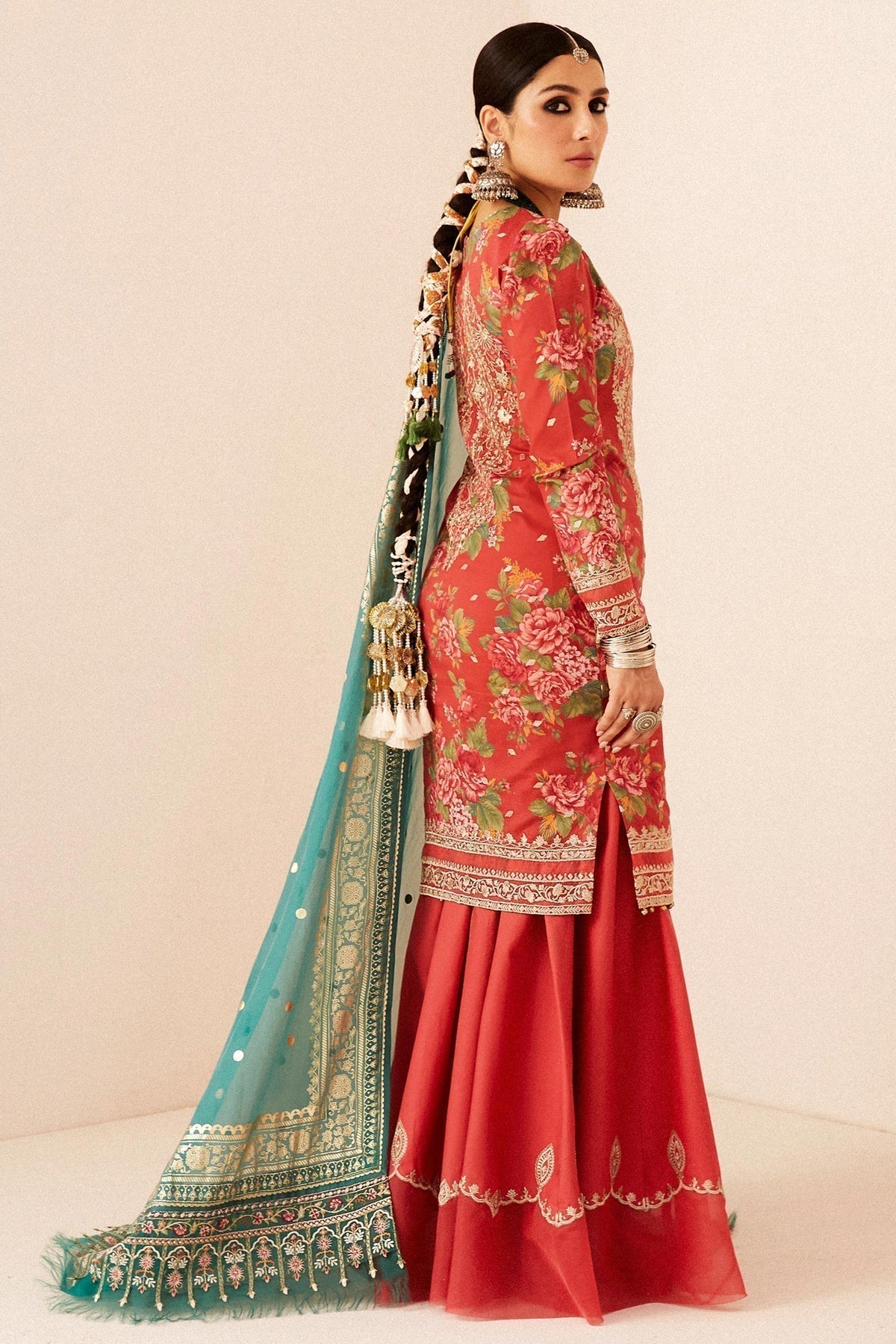 Zara Shahjahan | Luxury Lawn 24 | PHOOL KARI-13B - by - Libasekhas UK - Registered Vendor of : Zara Sahjahan - 100% Original Designer Dresss
