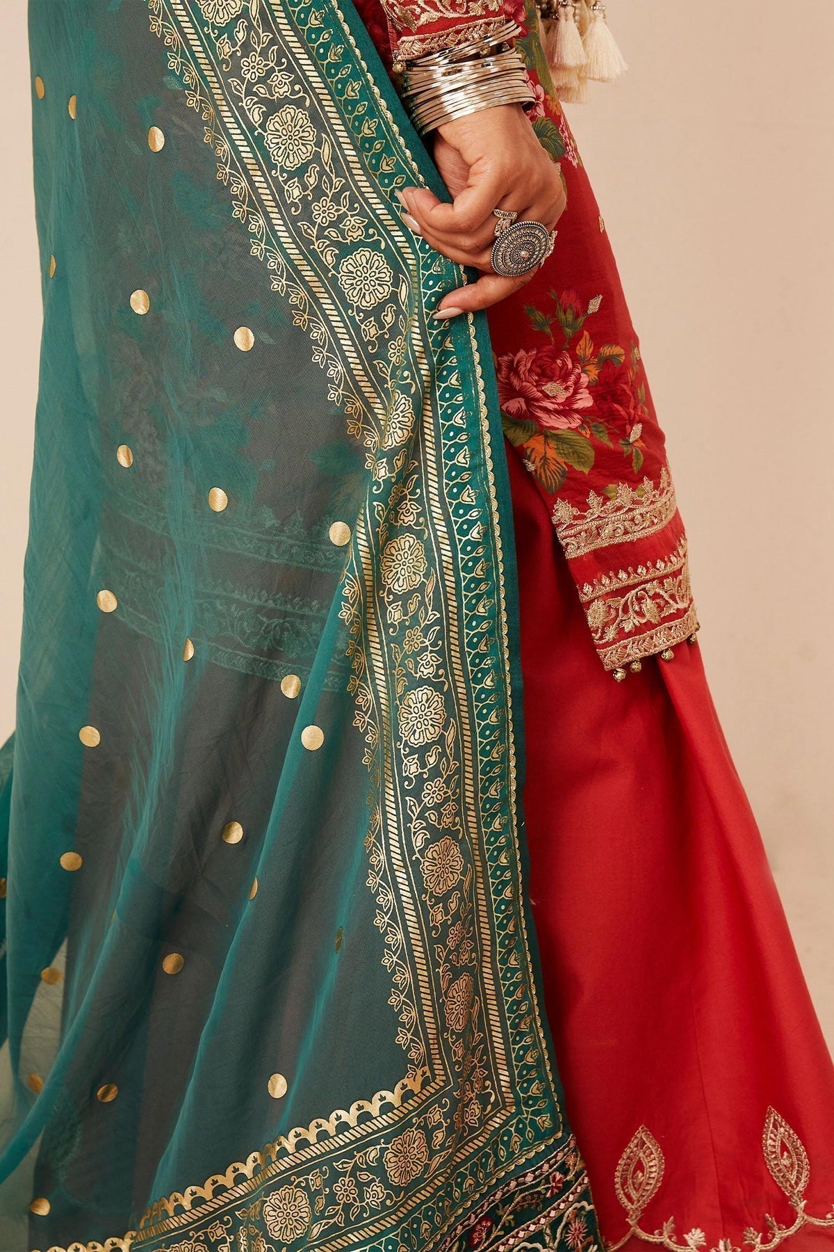 Zara Shahjahan | Luxury Lawn 24 | PHOOL KARI-13B - by - Libasekhas UK - Registered Vendor of : Zara Sahjahan - 100% Original Designer Dresss