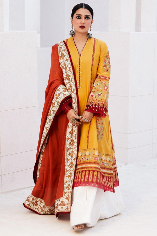 Zara Shahjahan | Luxury Lawn 24 | SANDAL-10A - by - Libasekhas UK - Registered Vendor of : Zara Shahjahan - 100% Original Designer Dresss