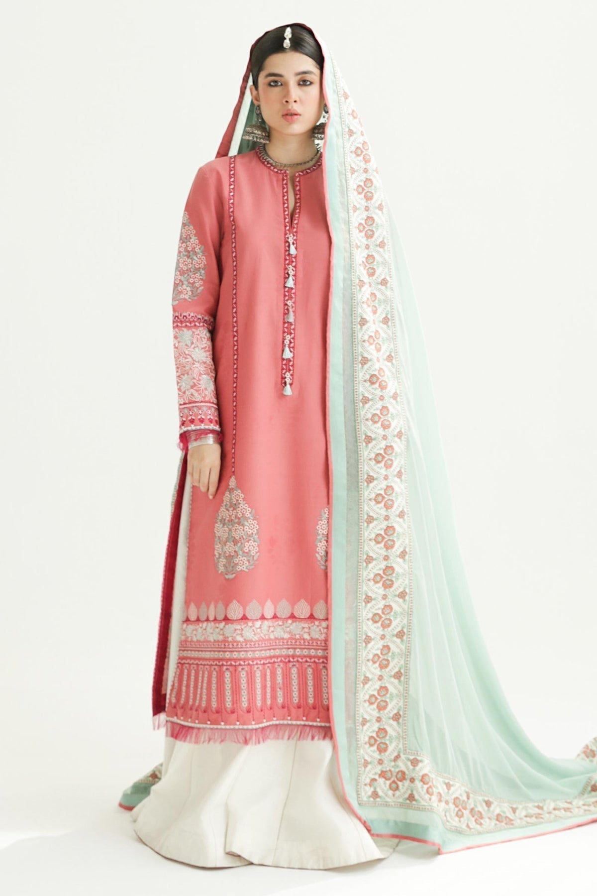 Zara Shahjahan | Luxury Lawn 24 | SANDAL-10B - by - Libasekhas UK - Registered Vendor of : Zara Shahjahan - 100% Original Designer Dresss