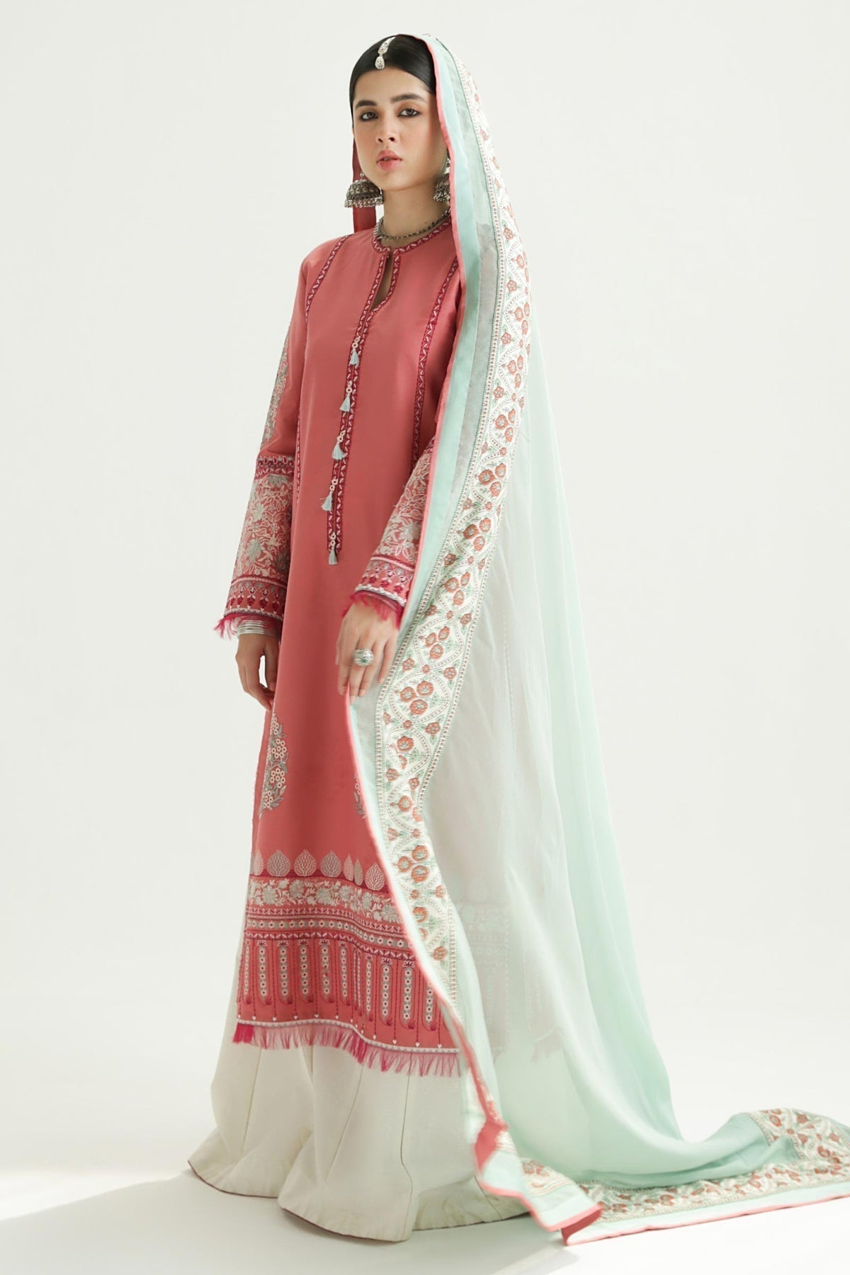 Zara Shahjahan | Luxury Lawn 24 | SANDAL-10B - by - Libasekhas UK - Registered Vendor of : Zara Shahjahan - 100% Original Designer Dresss
