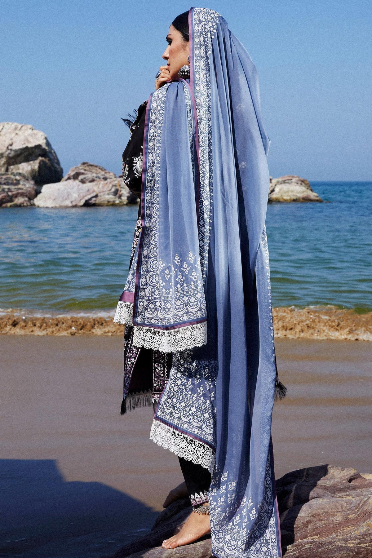 Zara Shahjahan | Luxury Lawn 24 | SIFFA-4B - by - Libasekhas UK - Registered Vendor of : Zara Shahjahan - 100% Original Designer Dresss