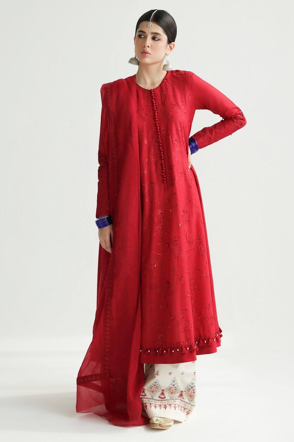 Zara Shahjahan | Luxury Lawn 24 | DEENA-12A - by - Libasekhas UK - Registered Vendor of : Zara Shahjahan - 100% Original Designer Dresss