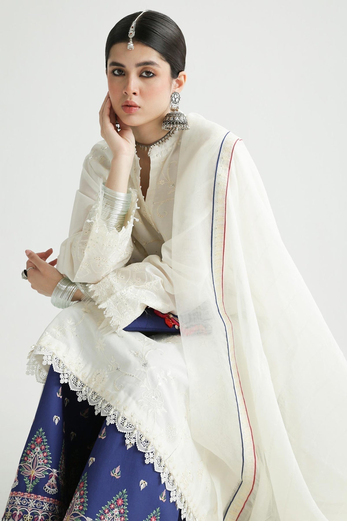 Zara Shahjahan | Luxury Lawn 24 | DEENA-12B - by - Libasekhas UK - Registered Vendor of : Zara shahjahan - 100% Original Designer Dresss