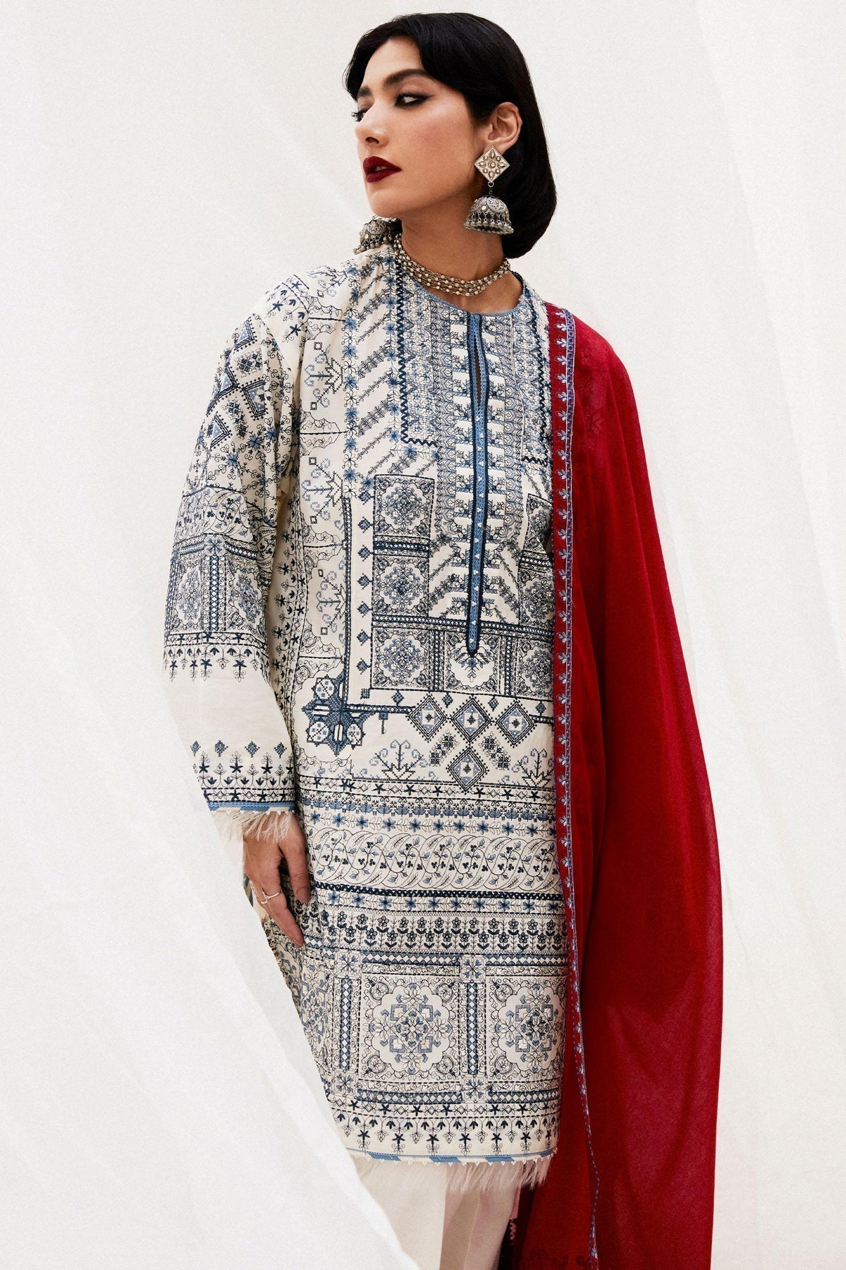 Zara Shahjahan | Luxury Lawn 24 | DIYA-2A - by - Libasekhas UK - Registered Vendor of : Zara Shahjahan - 100% Original Designer Dresss