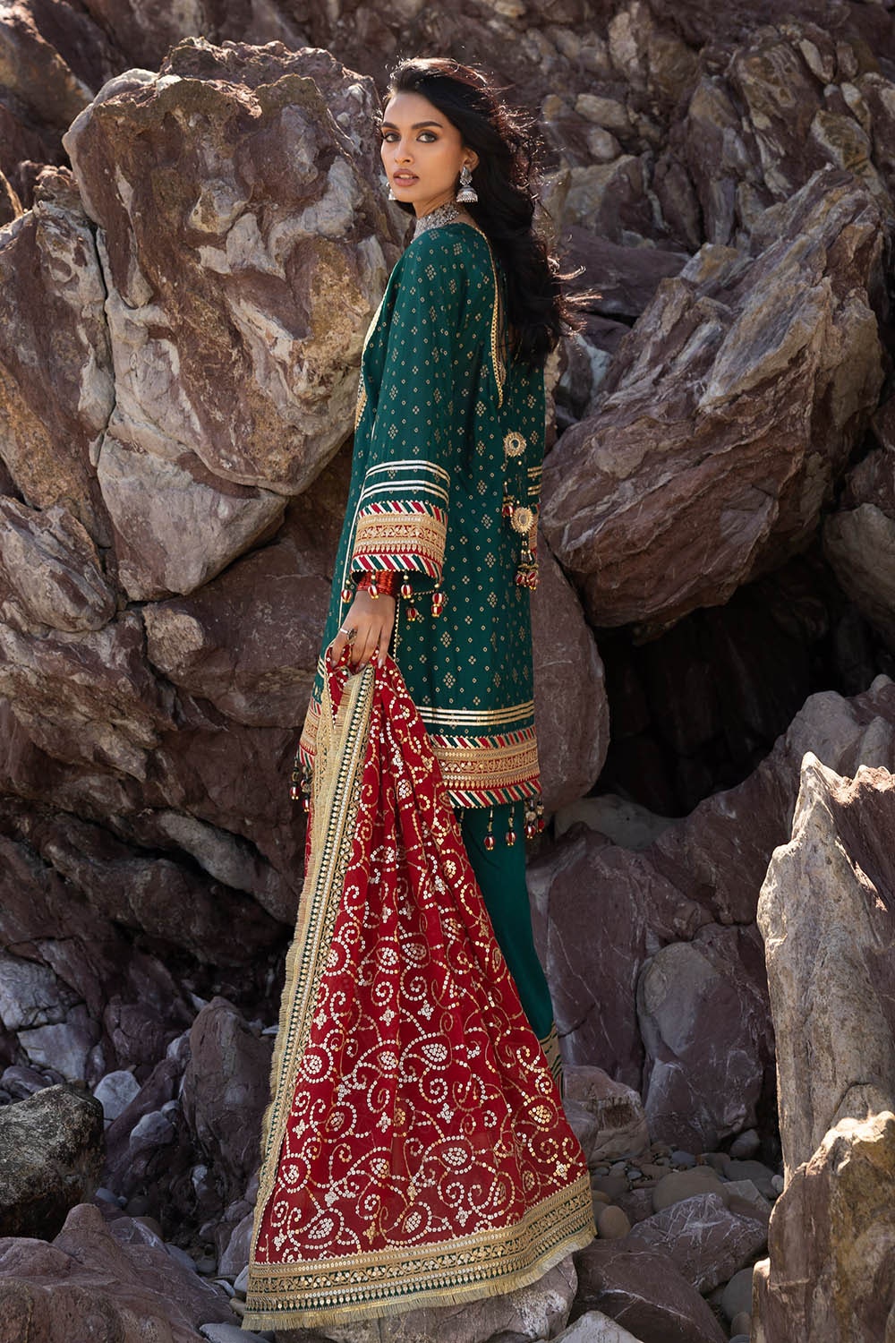 Gul Ahmed | Chunri Lawn 25 | BM-52024 - by - Libasekhas UK - Registered Vendor of : Gul Ahmed - 100% Original Designer Dresss