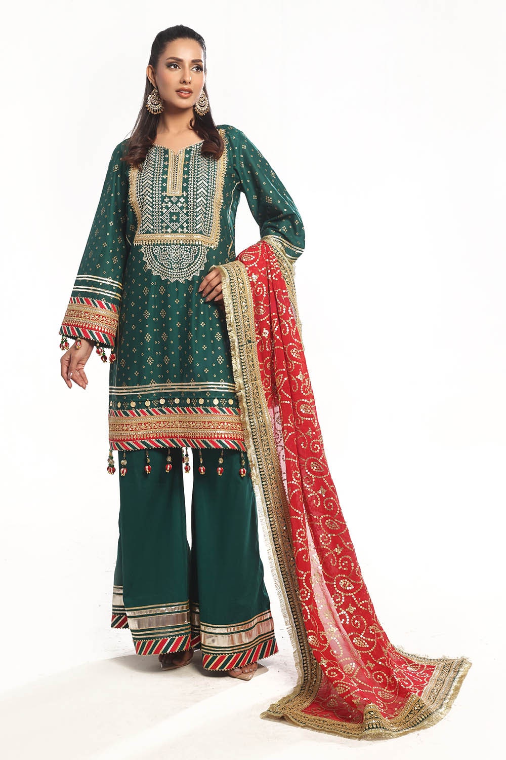 Gul Ahmed | Chunri Lawn 25 | BM-52024 - by - Libasekhas UK - Registered Vendor of : Gul Ahmed - 100% Original Designer Dresss