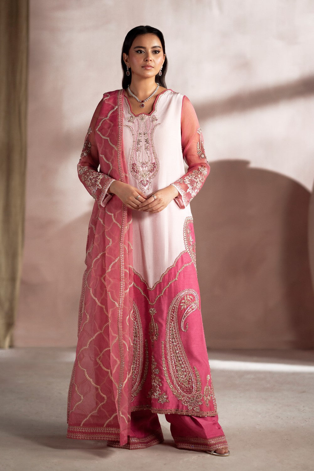 Maryum N Maria | Luna Formals | ZARI - by - Libasekhas UK - Registered Vendor of : Maryum N Maria - 100% Original Designer Dresss