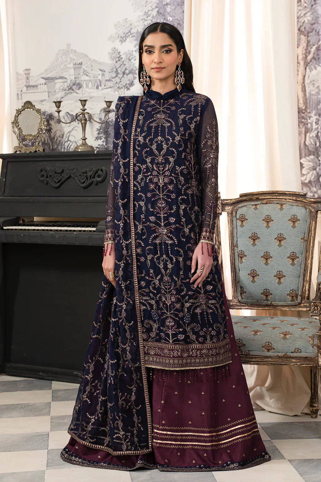 Zarif | Afsanah Formal Edit 24 | ZAF 10 KASHISH - by - Libasekhas UK - Registered Vendor of : Zarif - 100% Original Designer Dresss
