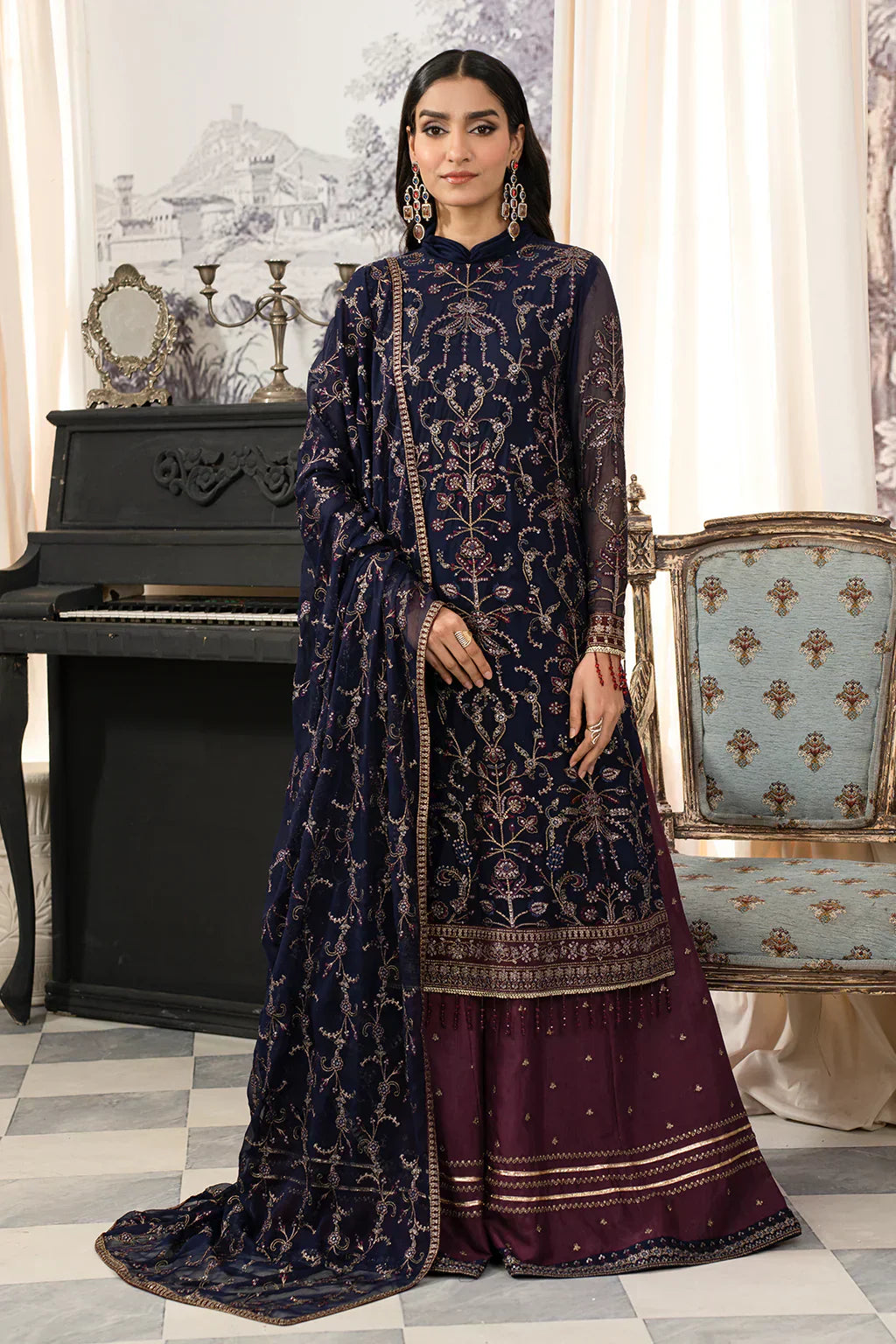 Zarif | Afsanah Formal Edit 24 | ZAF 10 KASHISH - by - Libasekhas UK - Registered Vendor of : Zarif - 100% Original Designer Dresss