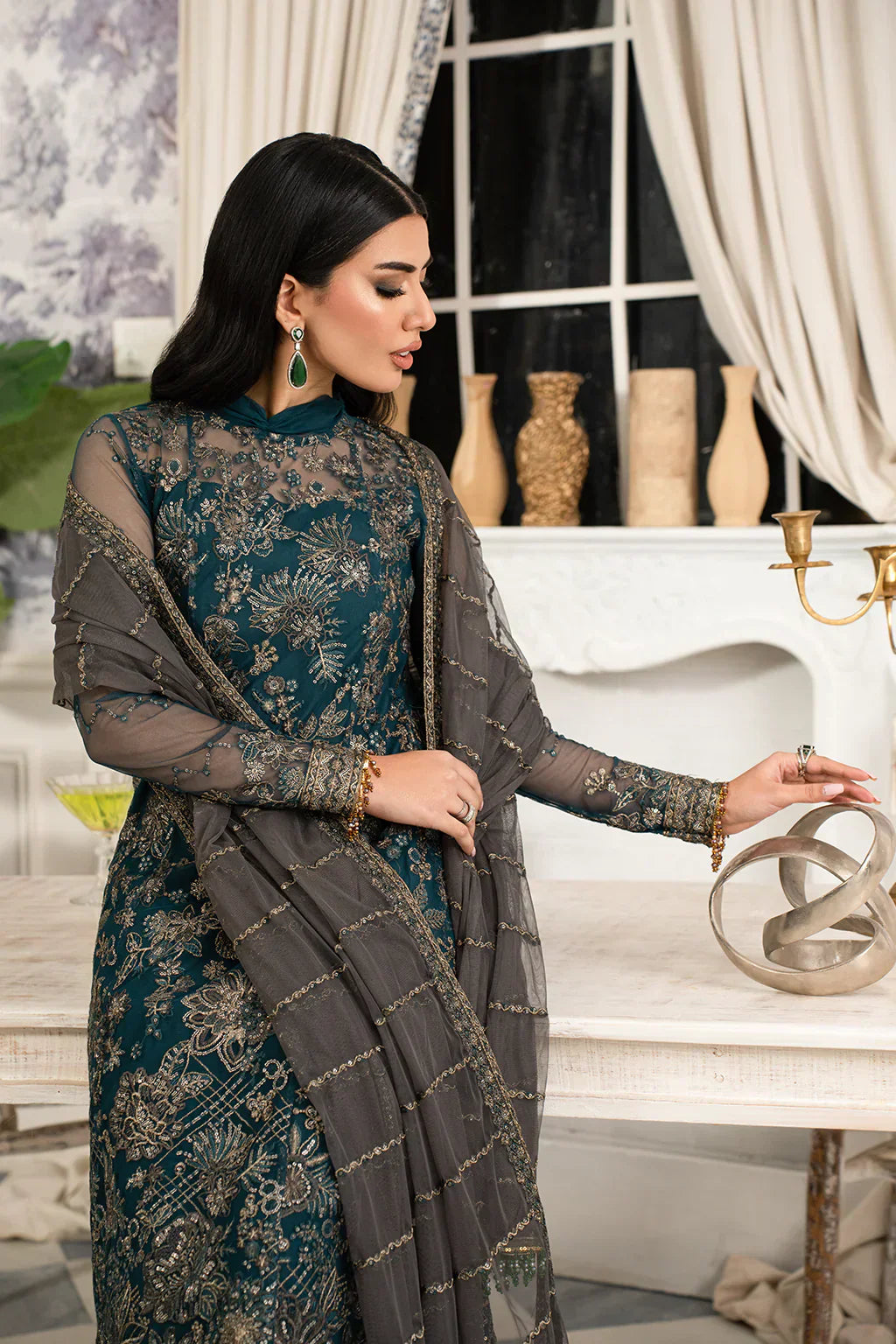 Zarif | Afsanah Formal Edit 24 | ZAF 04 GURIYA - by - Libasekhas UK - Registered Vendor of : Zarif - 100% Original Designer Dresss