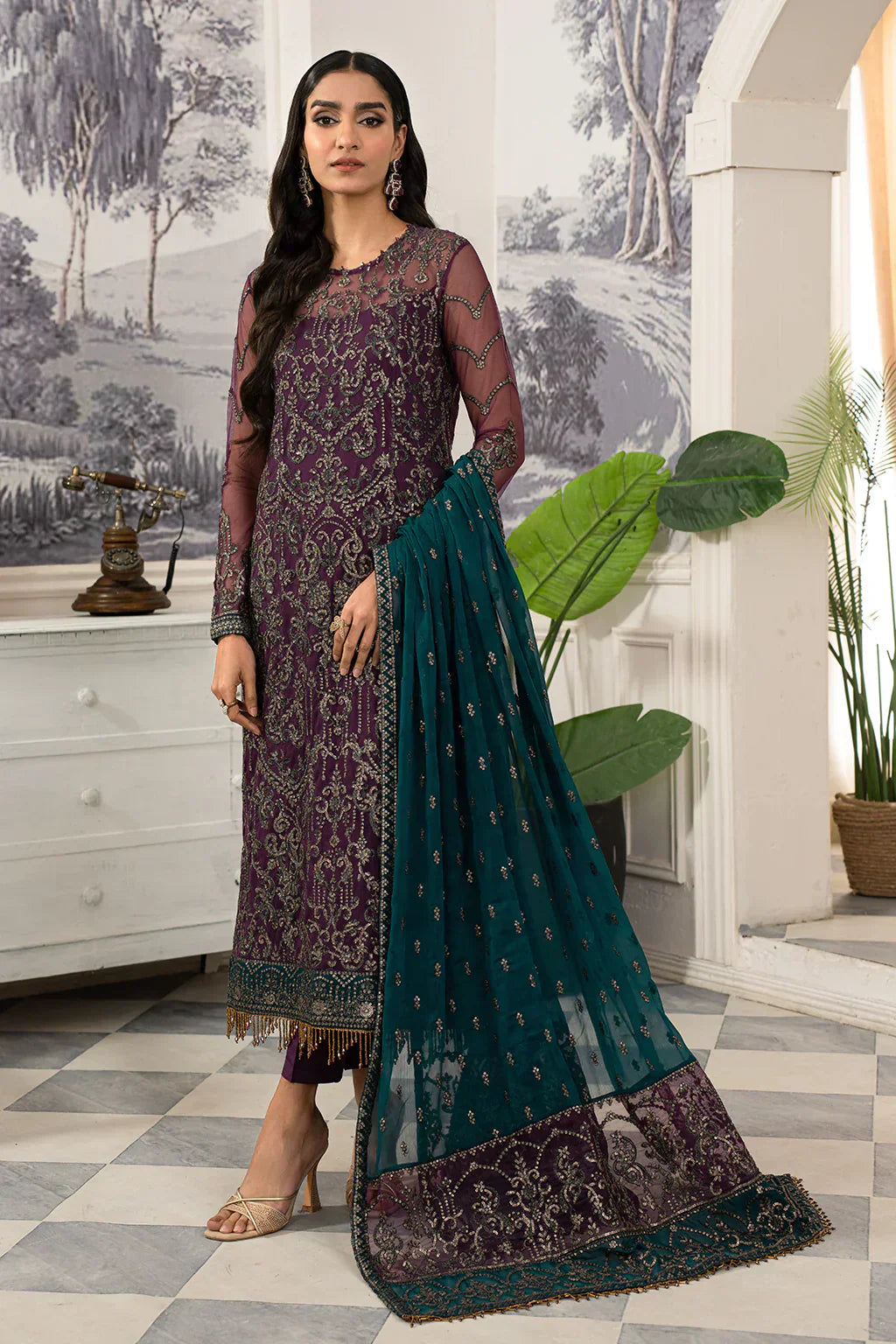Zarif | Afsanah Formal Edit 24 | ZAF 07 MUSHQ - by - Libasekhas UK - Registered Vendor of : Zarif - 100% Original Designer Dresss
