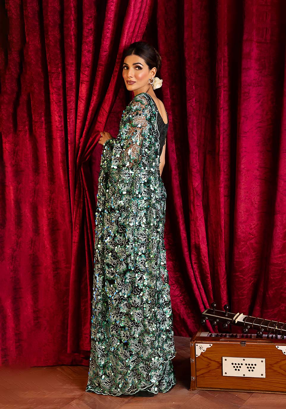 Zarqash | Bling Series | VERDANT - by - Libasekhas UK - Registered Vendor of : Zarqash - 100% Original Designer Dresss