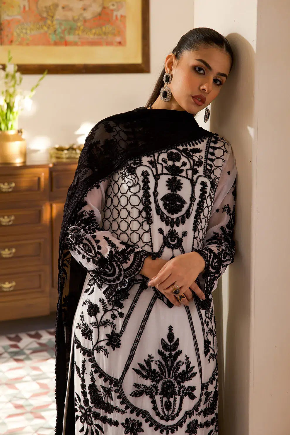 Azure | Embroidered Formals | ZN-06 - by - Libasekhas UK - Registered Vendor of : Zebtan - 100% Original Designer Dresss