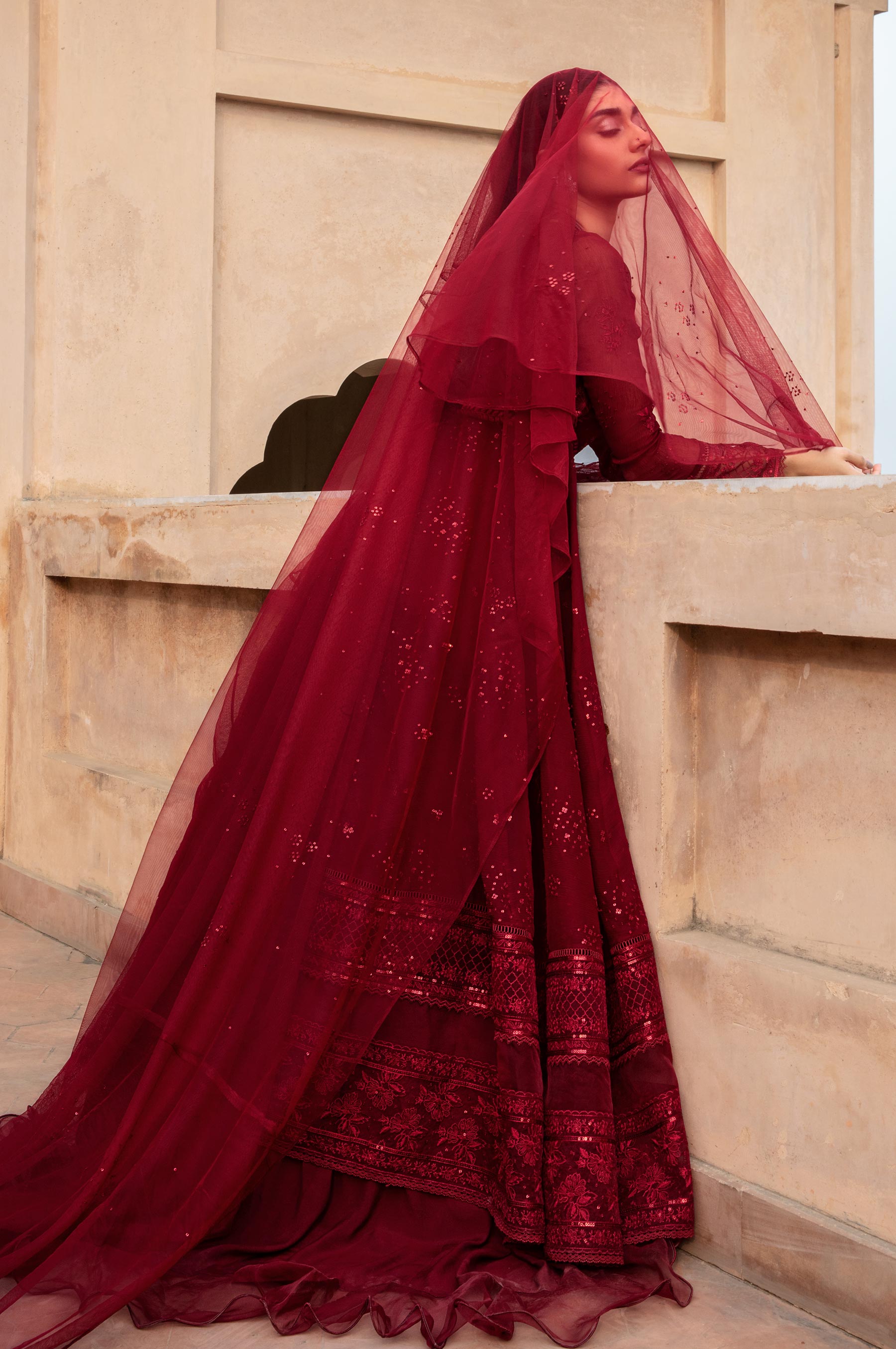 Zeen | Azalea Collection | Merlot - by - Libasekhas UK - Registered Vendor of : Zeen - 100% Original Designer Dresss