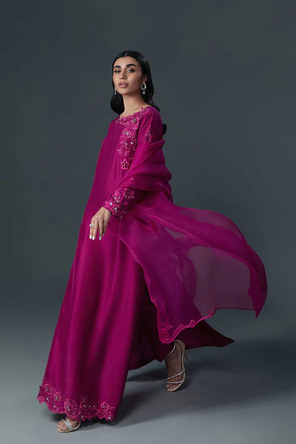 Jeem | Luxury Pret | ZOE PINK - by - Libasekhas UK - Registered Vendor of : Jeem - 100% Original Designer Dresss