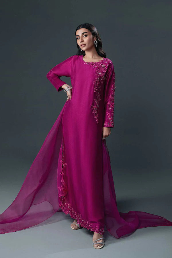 Jeem | Luxury Pret | ZOE PINK - by - Libasekhas UK - Registered Vendor of : Jeem - 100% Original Designer Dresss